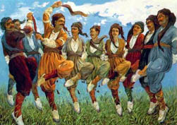 Un'immagine dei festeggiamenti del Newroz, il capodanno kurdo.
