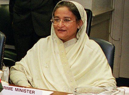 La premier del Bangladesh Sheikh Hasina Wazed.