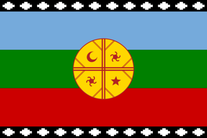 Mapuche-Fahne.