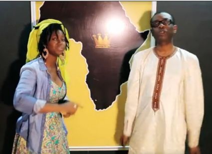 Youssou N'Dour und Idylle Mamba singen für Frieden in der Zentralafrikanischen Republik.