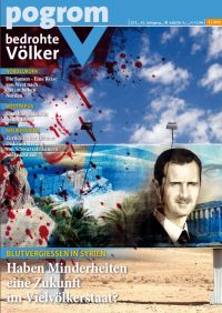 pogrom 272 (4/2012), Blutvergießen in Syrien. Haben Minderheiten eine Zukunft im Vielvölkerstaat?