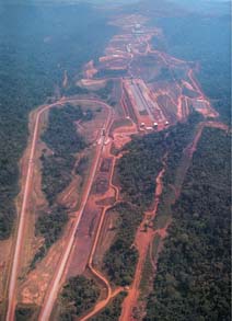 L'area mineraria di Carajás in Brasile