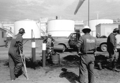 Il campo petrolifero della Norcen (Foto: Gérard Pleynet)