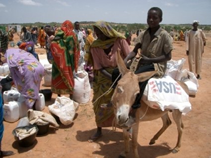 Flüchtlinge in Darfur. Foto: GfbV-Archiv.