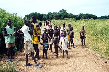 Anuak-Kinder in der Region Gambella im Westen Aethiopiens. Foto: gill_penney/flickr.com.