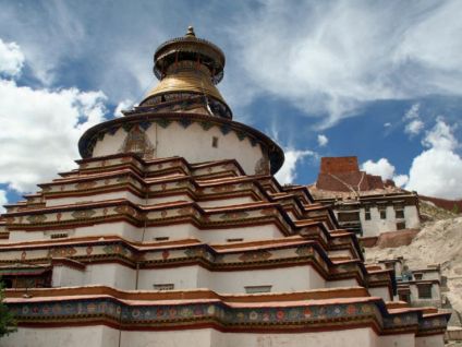 Das Baiju-Kloster in Gyantse in der Autonomen Region Tibet. Foto: Gerhard Palnstorfer.