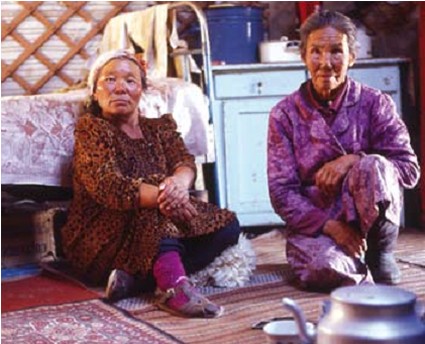 I Tuvini sono una delle maggiori minoranze etniche della Siberia. Foto: Blümel/GfbV.