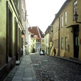 Pühavaimu Street, Tallin, Estland. Aus http://gallery.vm.ee