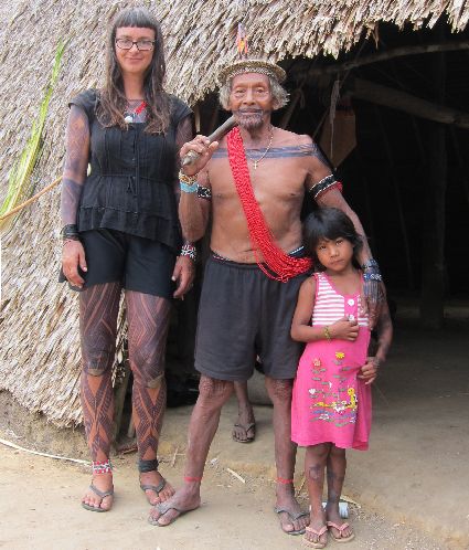 Rebecca Sommer ha visitato indigeni brasiliani. Foto: Rebecca Sommer.