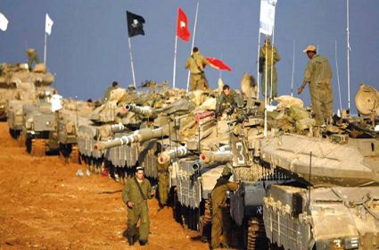 29 dicembre 2008: carri armati israeliani nella Striscia di Gaza. Foto: Amir Farshad Ebrahimi (flickr.com).
