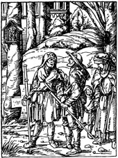 Fahrende im Mittelalter: Pilgergruppe, 1508
