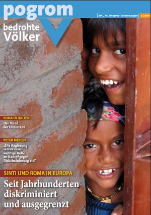 Sinti und Roma in Europa. Seit Jahrhunderten diskriminiert und ausgegrenzt, pogrom / bedrohte Völker 254 (3/2009).